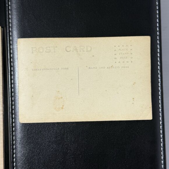 Vintage Family Portrait Unhappy Boy 1910s–20s Postcard Real Photo Edwardian Era - Picture 4 of 4